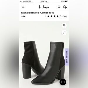 Lulus Essex Mid-Calf Booties